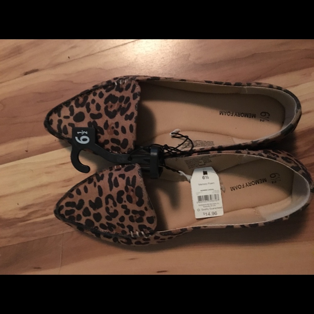 Cheetah print flats.